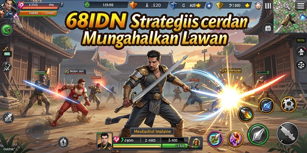 Tampilan menarik dari gameplay Strategi 68IDN yang seru.