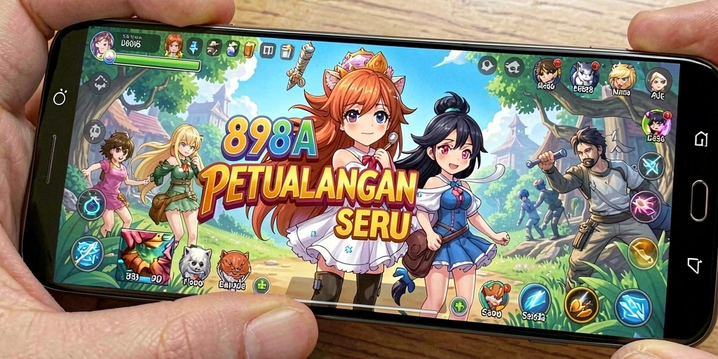 Tampilan gameplay mengesankan dari 898A dengan karakter Anime.
