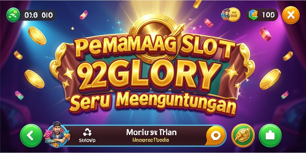 Tampilan gameplay Slot yang penuh warna di 92GLORY.