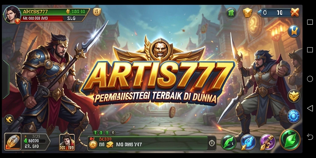 Tampilan gameplay menarik pada ARTIS777 yang menggugah semangat strategi.