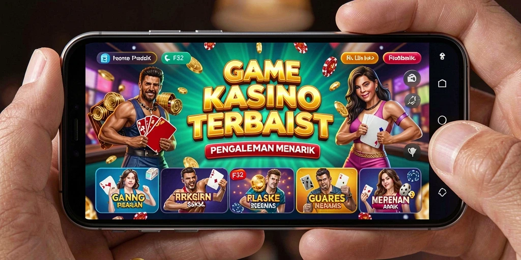 Screenshot F32 menampilkan gameplay seru dalam suasana kasino.