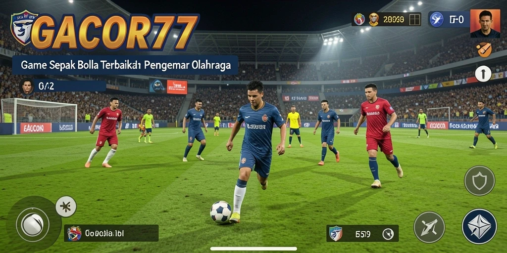 Gameplay sepak bola seru dan kompetitif di GACOR77.
