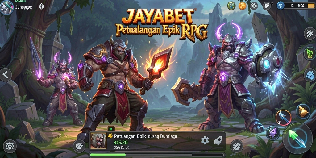Gameplay seru di JAYABET dengan pertarungan dinamis dan eksplorasi yang mendalam.