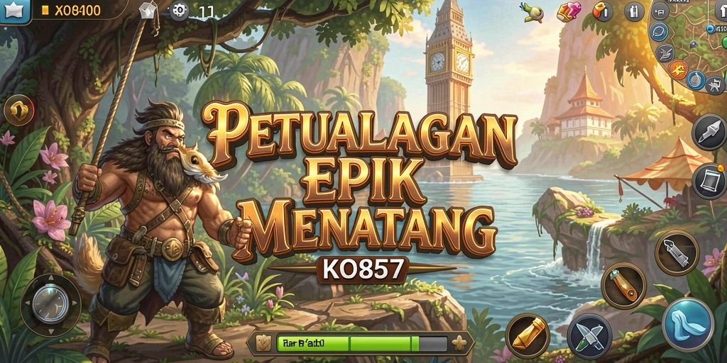 Tampilan gameplay KO857 yang penuh aksi dan petualangan seru.