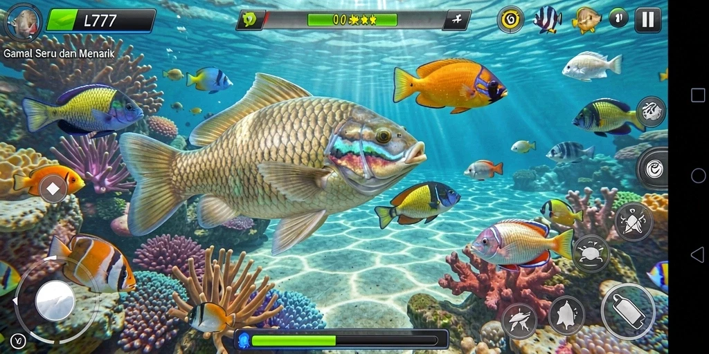 Gameplay menarik L777 dengan aksi tembak ikan yang seru.