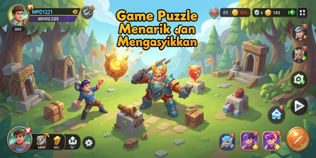 Tampilan menarik dari gameplay MPO1221 yang menantang.