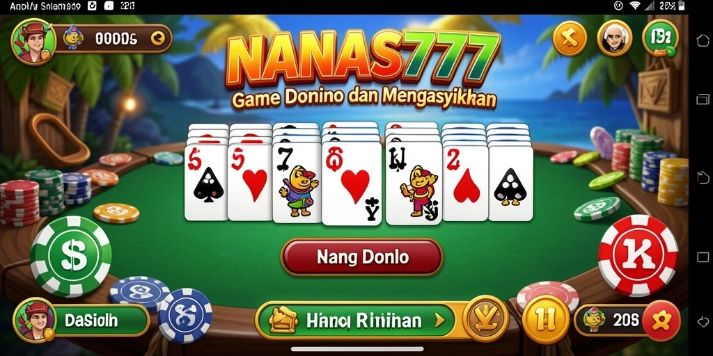 Tampilan gameplay NANAS777 yang seru dan interaktif.