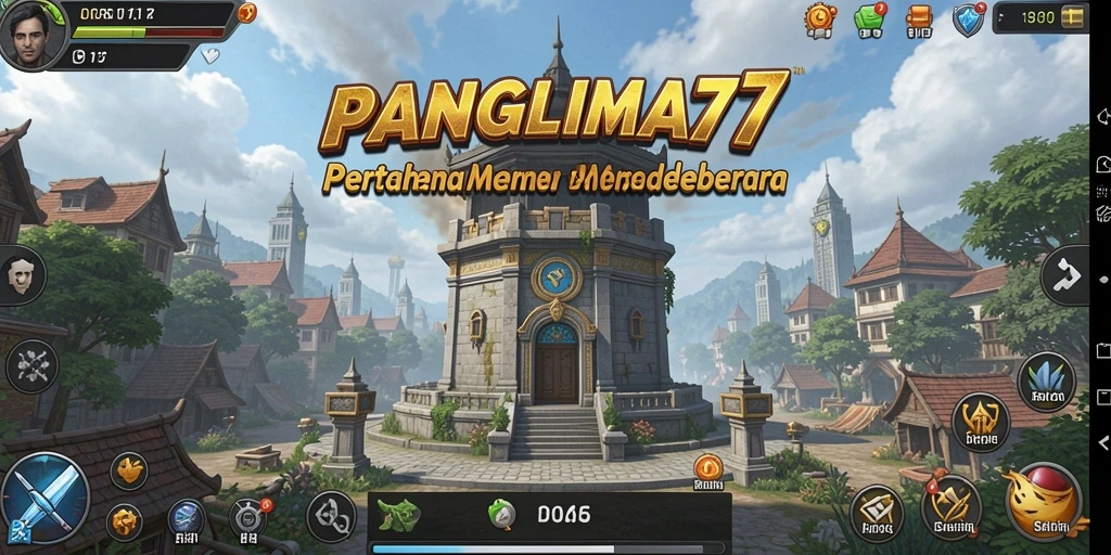 Screenshot menampilkan aksi seru dalam permainan Tower Defense.