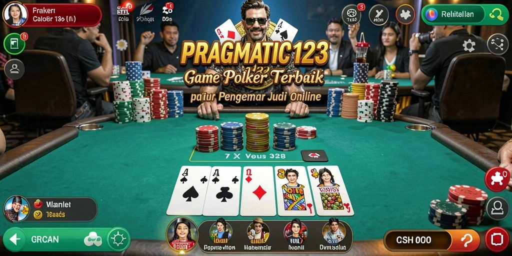 Screenshot gameplay Poker yang menarik di PRAGMATIC123.
