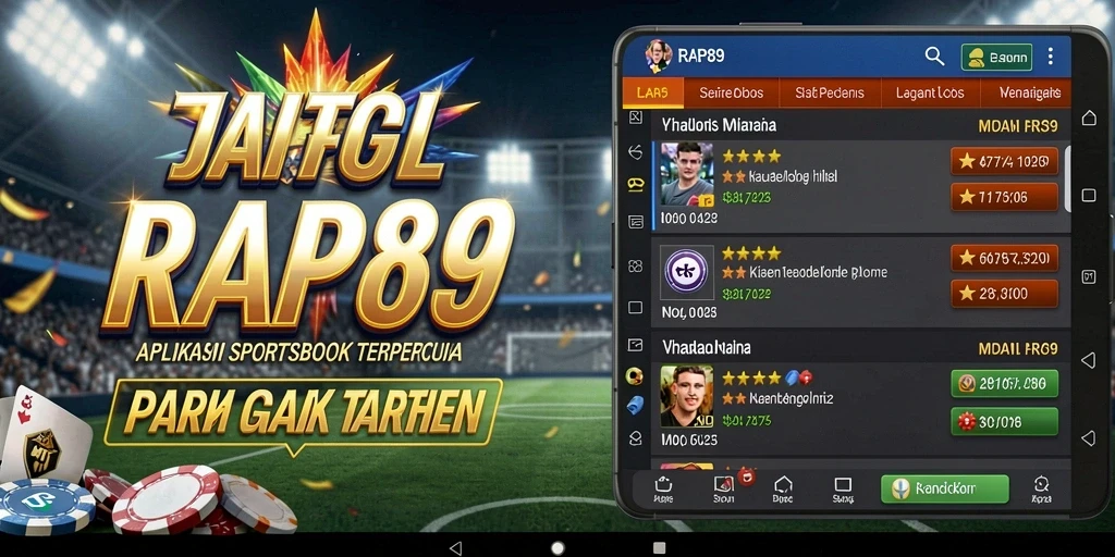 Tampilan gameplay taruhan olahraga yang menarik di RAP89.