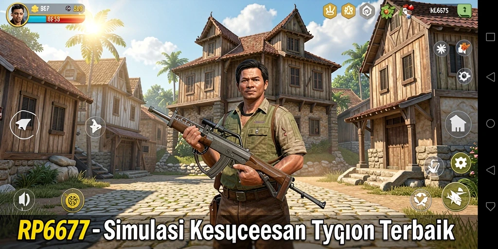 Tampilan gameplay RP6677 yang menarik dan penuh strategi.