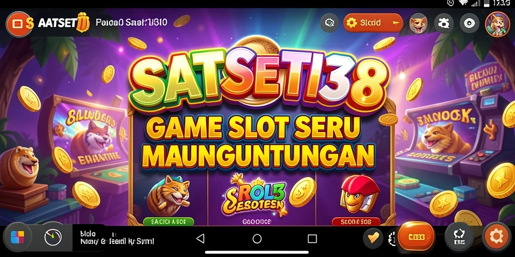 Tampilan gameplay menarik dari SATSET138 dengan berbagai fitur slot.