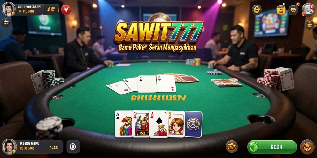 Screenshot SAWIT777 menampilkan pengalaman bermain Poker yang menarik.