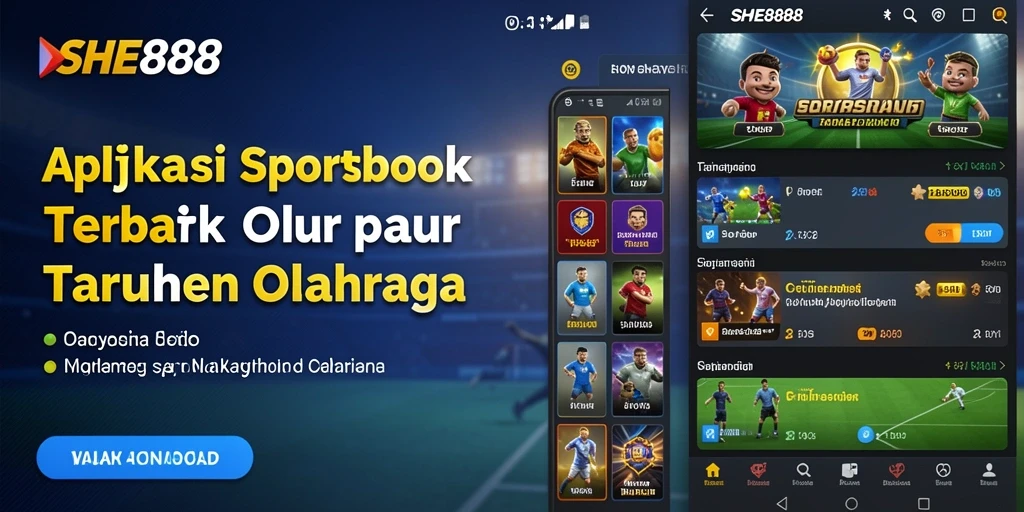 Screenshot gameplay menunjukkan taruhan olahraga yang seru di SHE888.