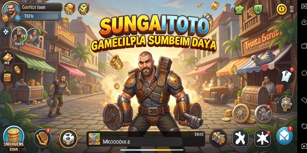 Tampilan gameplay SUNGAITOTO yang seru dan menarik.