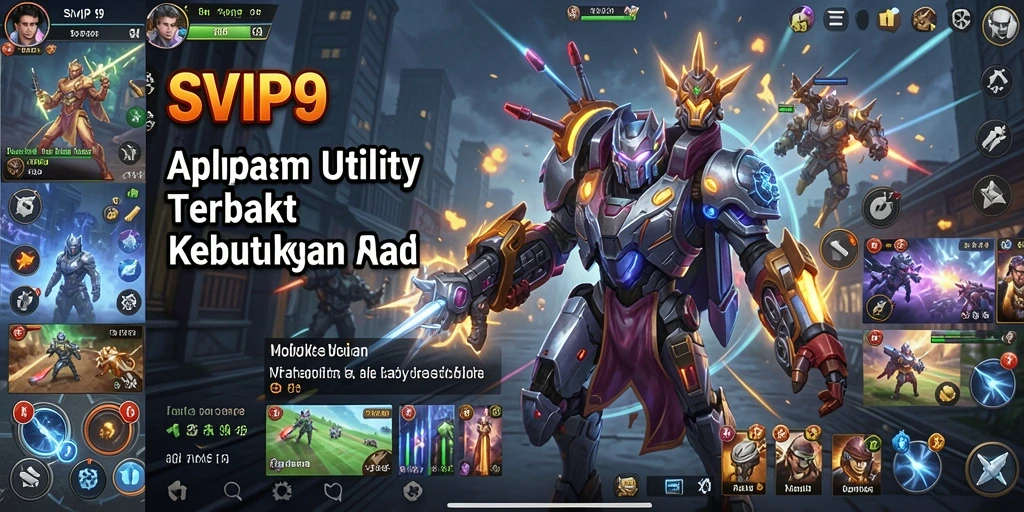 Tampilan antarmuka SVIP9 yang intuitif dan modern.