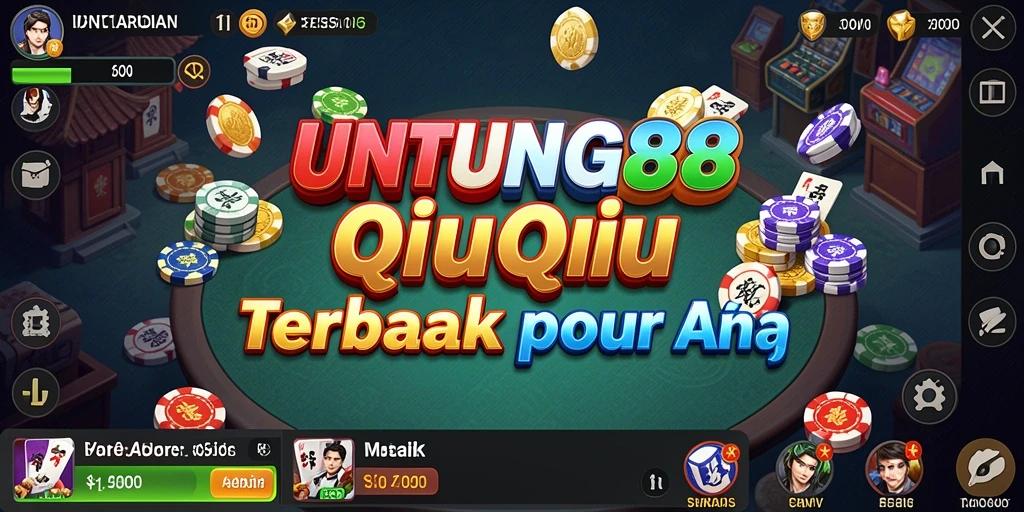 Tampilan gameplay seru dari UNTUNG88 dalam permainan QiuQiu.