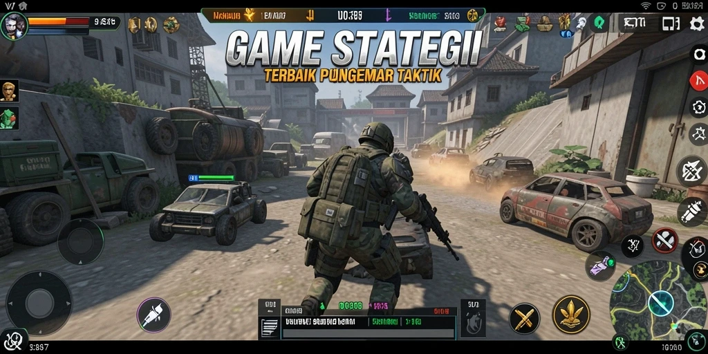 Screenshot V07 menampilkan gameplay Strategy yang mendebarkan.