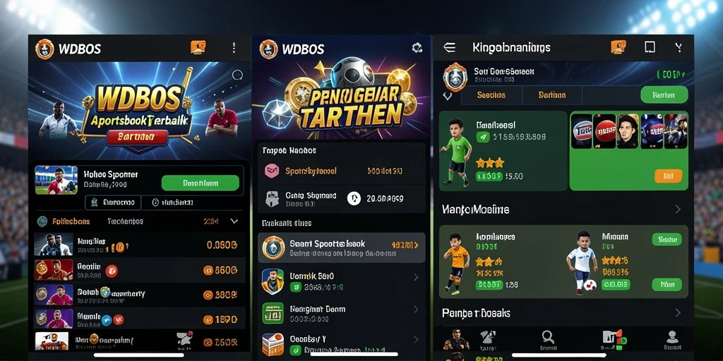 Tampilan screenshot utama WDBOS menampilkan suasana taruhan olahraga.
